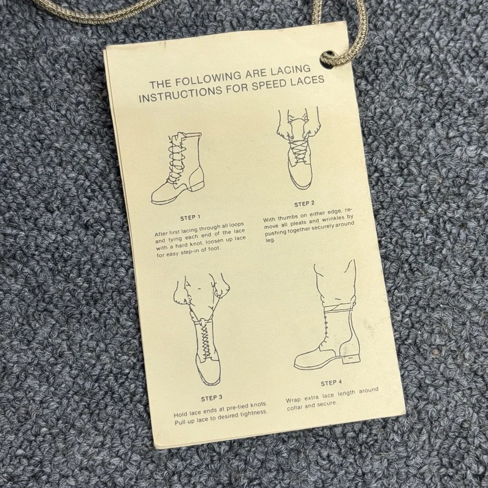 RO-Search 99048 Hot Weather Desert Combat Boots Coyote Tan Military NOS Mens 10R